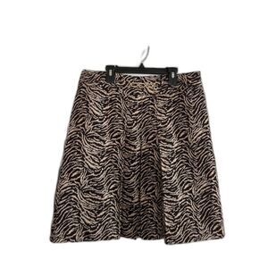 Ann Taylor Women's Animal Print Skirt Size 10